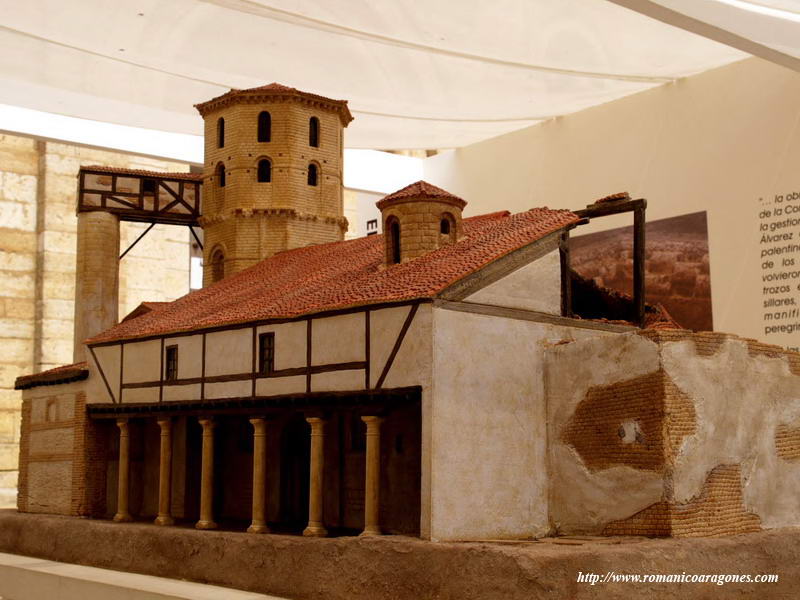 MAQUETA DEL ESTADO DEL TEMPLO ANTES DE LA RESTAURACIN (1894-1904)